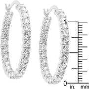 Eternity Hoop Earrings