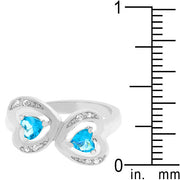 Mirrored Hearts Ring